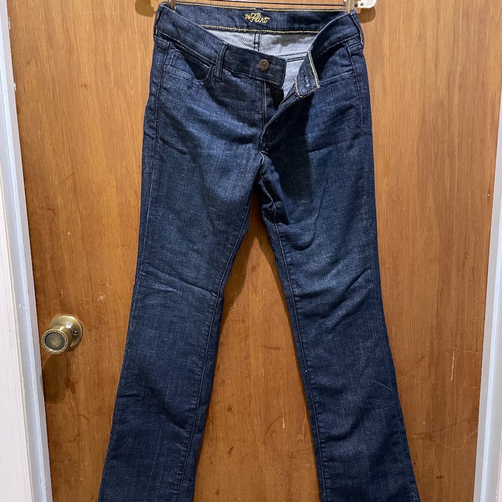 Dark wash boot cut jeans old navy